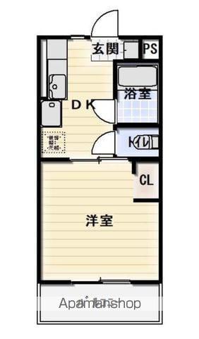 プラネットハイツ(1DK/1階)の間取り写真