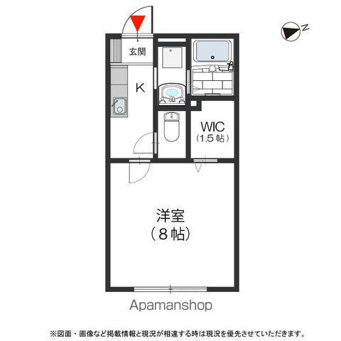 ネオステイゆう(1K/1階)の間取り写真