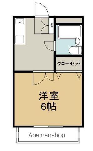 カーサ ルミナス(1K/2階)の間取り写真