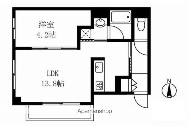 RENAISS KURAKATA(1LDK/3階)の間取り写真