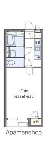 クレイノセンプリス(1K/1階)の間取り写真