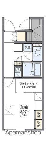 レオパレスいみず北(1K/1階)の間取り写真