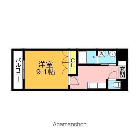 SOFIA L.ONE(1K/2階)の間取り写真