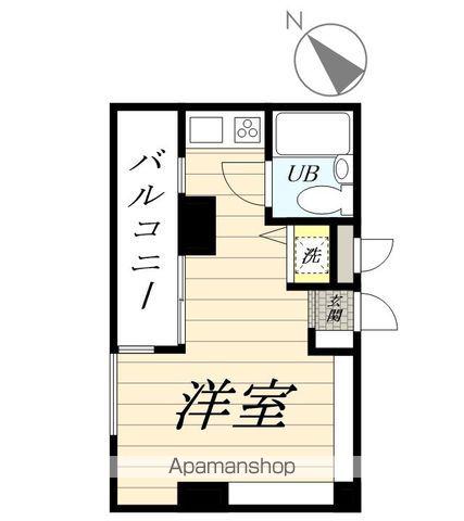 横須賀中央ダイカンプラザシティ2(ワンルーム/6階)の間取り写真