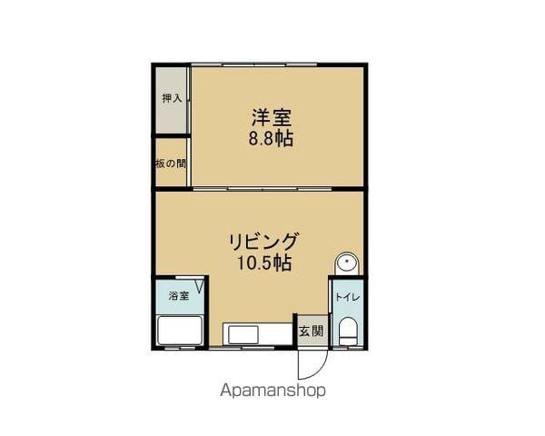 メゾン・ビュー(1LDK/2階)の間取り写真