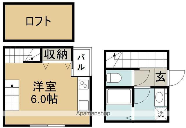 MEZONA旭ヶ丘壱番館(ワンルーム/2階)の間取り写真