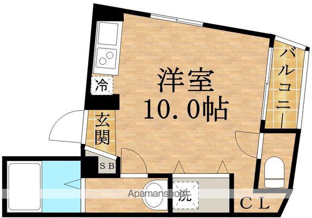 エヌエムヴァンセット(ワンルーム/3階)の間取り写真