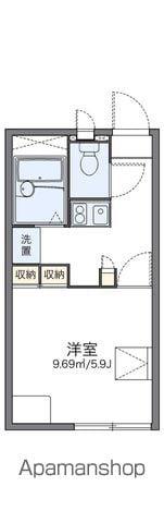 レオパレスサニーホームズ(1K/1階)の間取り写真