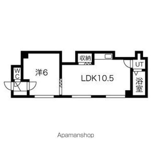 第1パレス藤(1LDK/1階)の間取り写真