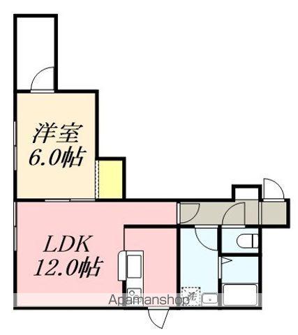 アン ジュード(1LDK/3階)の間取り写真