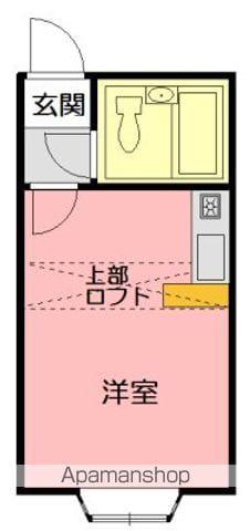 SURF HOUSE(ワンルーム/2階)の間取り写真