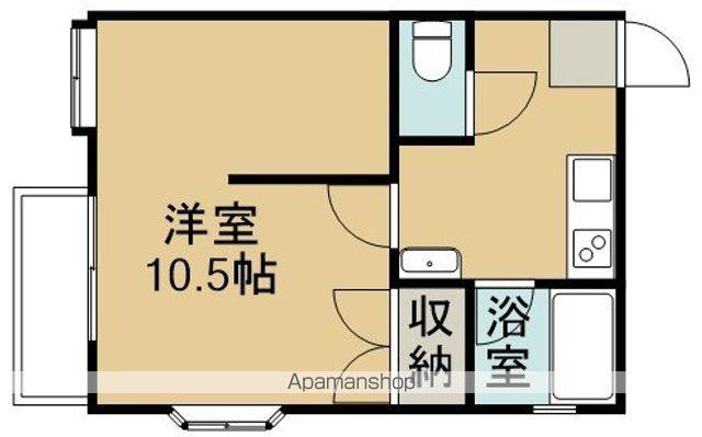 エスパルス(1K/2階)の間取り写真