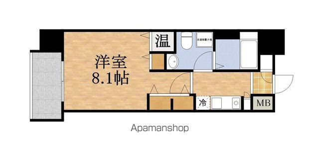 GRAMERCY京橋(1K/8階)の間取り写真