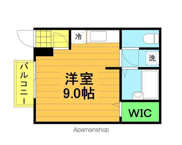 モナリエ柏(ワンルーム/1階)の間取り写真