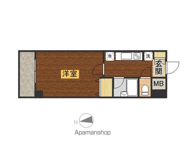 サンテミリオンお茶の水(1K/8階)の間取り写真