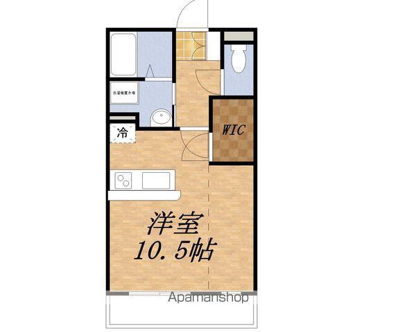 アライブⅡ(ワンルーム/2階)の間取り写真