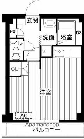 ビレッジハウス沼小柳 4号棟(ワンルーム/1階)の間取り写真