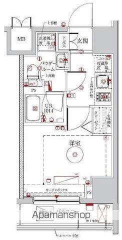 LUMEED横濱南(1K/5階)の間取り写真