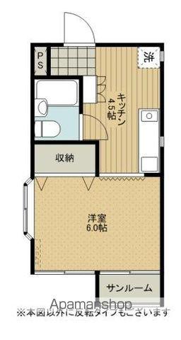 ハイムウスイ(1K/1階)の間取り写真