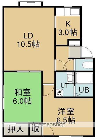 メゾンアスカ高盛(2LDK/2階)の間取り写真