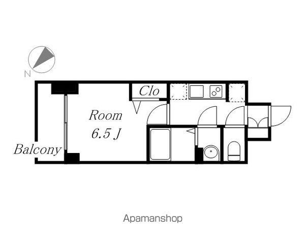 プレサンス鶴舞ファースト(1K/3階)の間取り写真