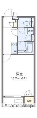 クレイノIアイⅡ(1K/2階)の間取り写真