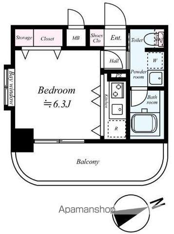 グリフィン横浜・天王町弐番館 5階階 間取り
