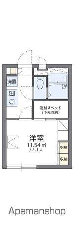 レオパレスルネッサⅡ(1K/1階)の間取り写真