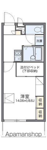 レオパレスアリシア(1K/2階)の間取り写真