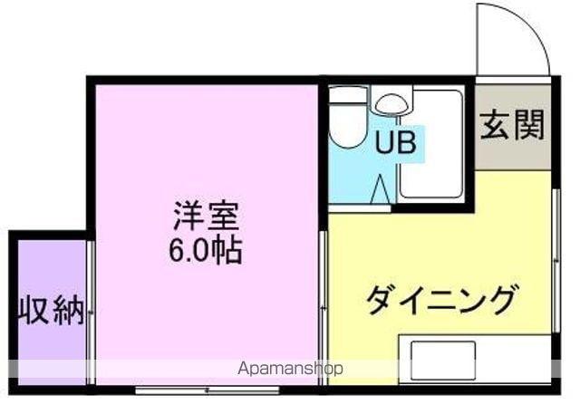 コーポNTA(1DK/1階)の間取り写真