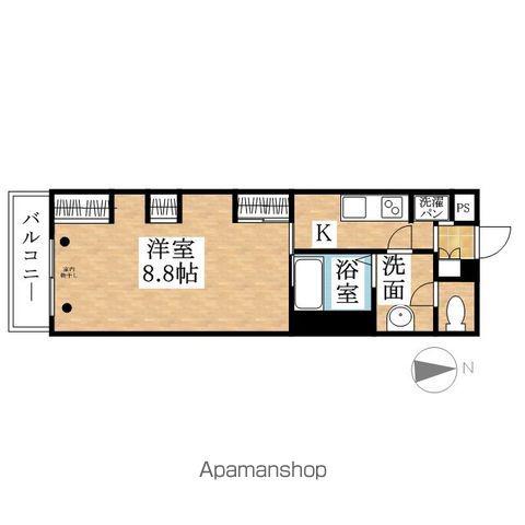 リブリ・コンフォート浄心(1K/2階)の間取り写真