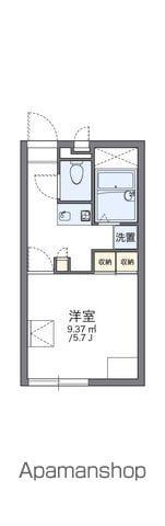 レオパレス敬愛(1K/2階)の間取り写真