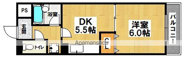 クレールシャンブル16(1DK/4階)の間取り写真