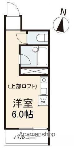ウエストハイツ(ワンルーム/3階)の間取り写真