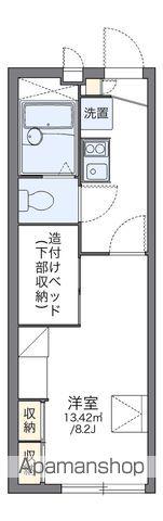 レオパレス大堀Ⅱ(1K/2階)の間取り写真