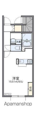 レオネクストSEIWAⅢ(1K/1階)の間取り写真