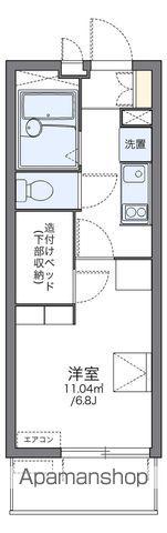 レオパレス八幡駅前(1K/4階)の間取り写真