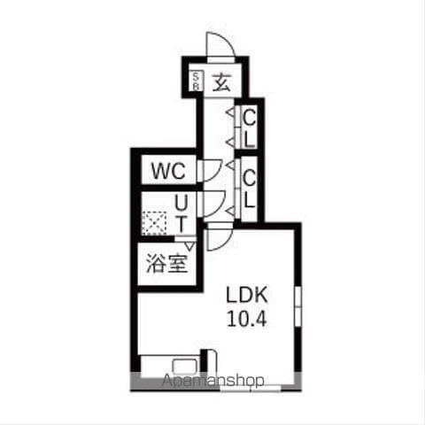 ART LIFE(1K/1階)の間取り写真