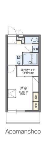 レオパレスノーブル(1K/2階)の間取り写真