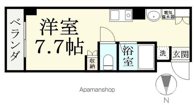 スプレモ.メゾンD(ワンルーム/3階)の間取り写真