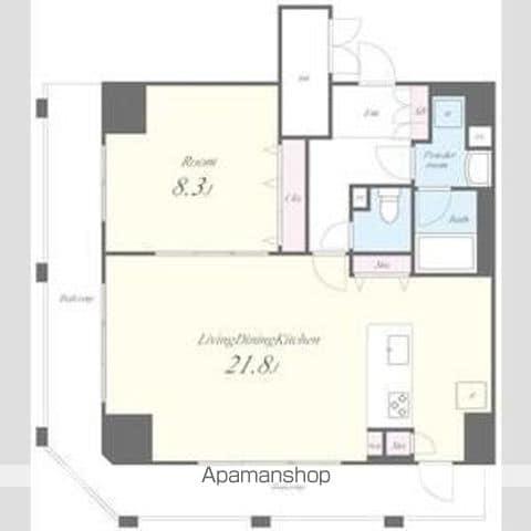 セイワパレス丸の内駅前(1LDK/13階)の間取り写真