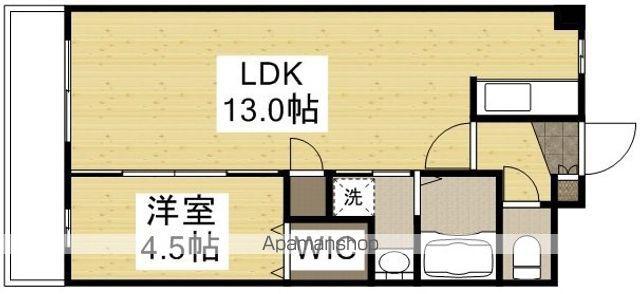 下中野 S-1ビル(1LDK/4階)の間取り写真
