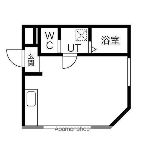 ハウスビオラ(1K/4階)の間取り写真