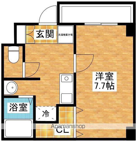 M・プラザ新大阪弐番館(1K/3階)の間取り写真