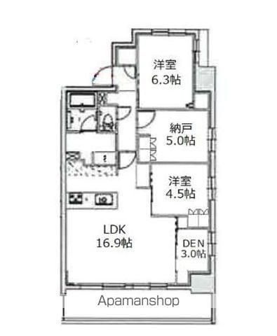 アーバンパーク立石(2SLDK/7階)の間取り写真