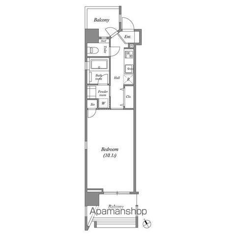 千種ライズ(1K/6階)の間取り写真
