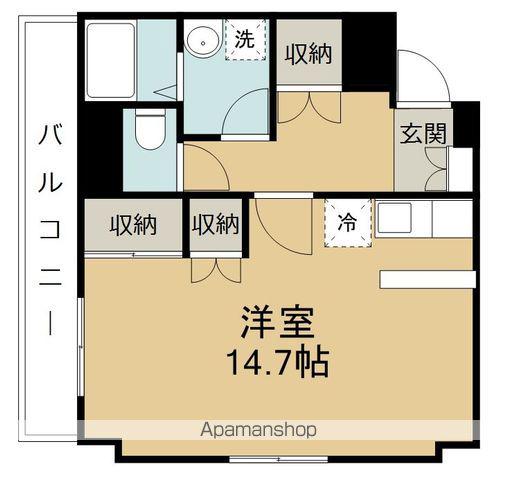 フォンテーヌ守口(ワンルーム/3階)の間取り写真