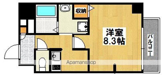 エヌエムキャトフヴァン(1K/3階)の間取り写真