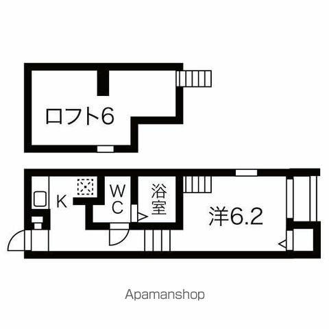 CIELO AZUL YADA(1K/2階)の間取り写真