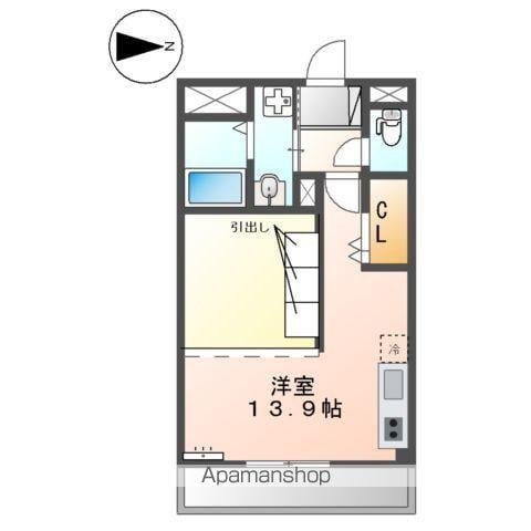 サンフォレスト成和(ワンルーム/3階)の間取り写真